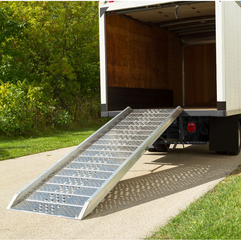 HD Ramps Box Truck Loading Walk Ramp PlateEnd Aluminum 2000 lb